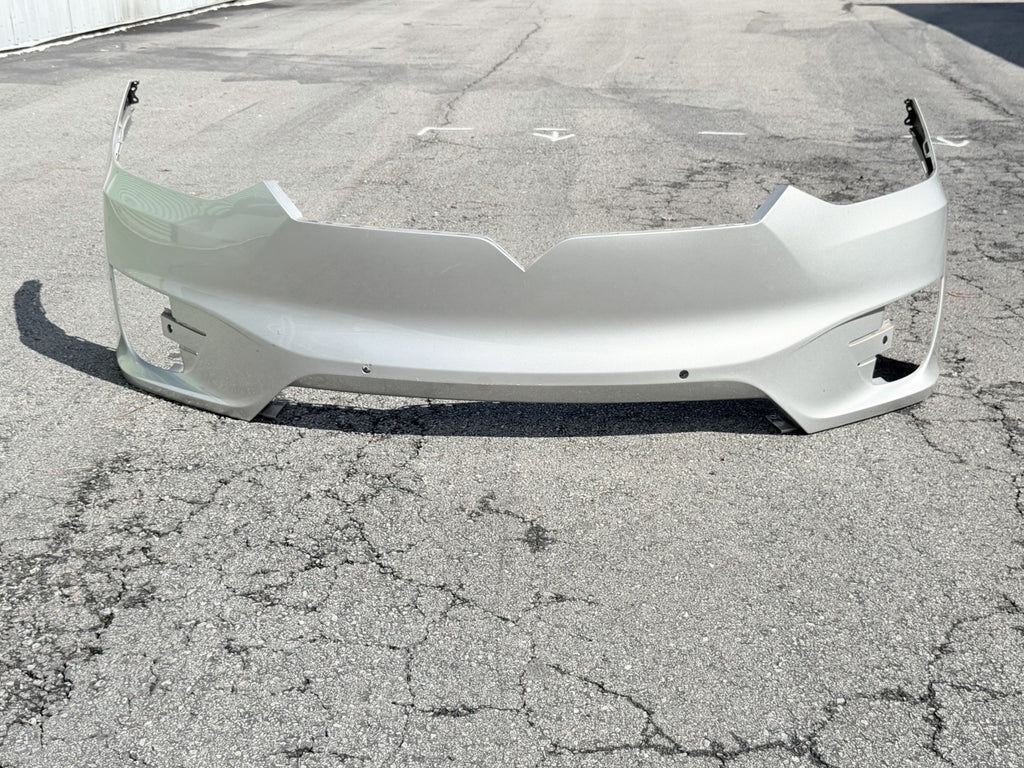 2016-2020 Tesla Model X Front Bumper Cover W/ Lower Valance Diffuser OEM