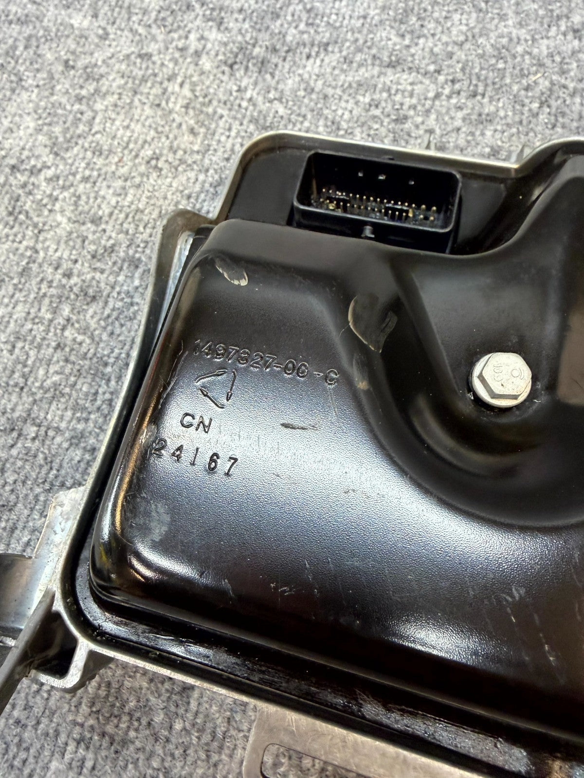 2020-2024 TESLA MODEL Y FRONT BODY COMPUTER CONTROL MODULE COVER OEM, 1497327-00