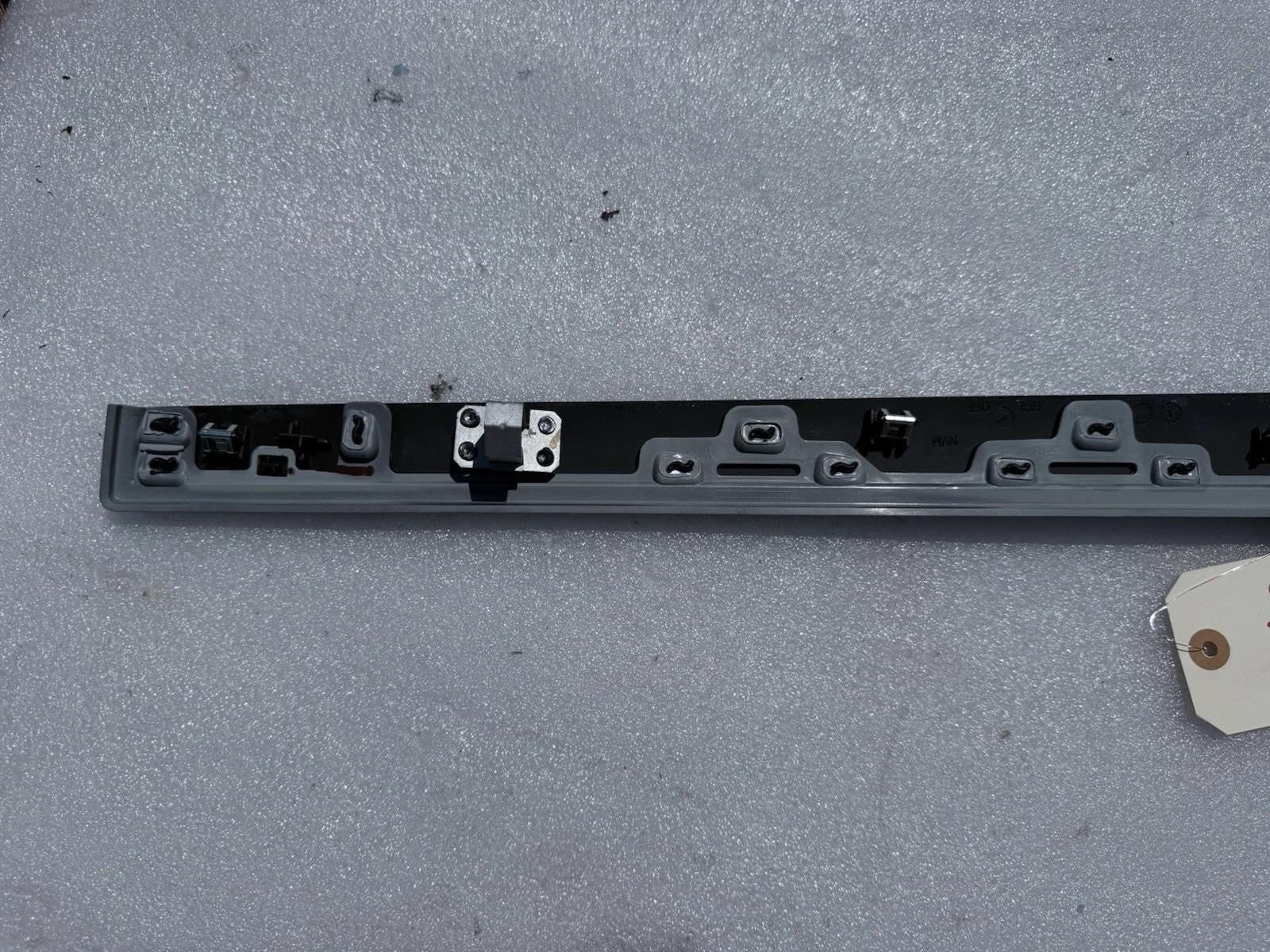 ♦️16-20 TESLA MODEL X REAR LEFT DOOR TRIM MOLDING ASH COVER OEM, 1035826-22-B