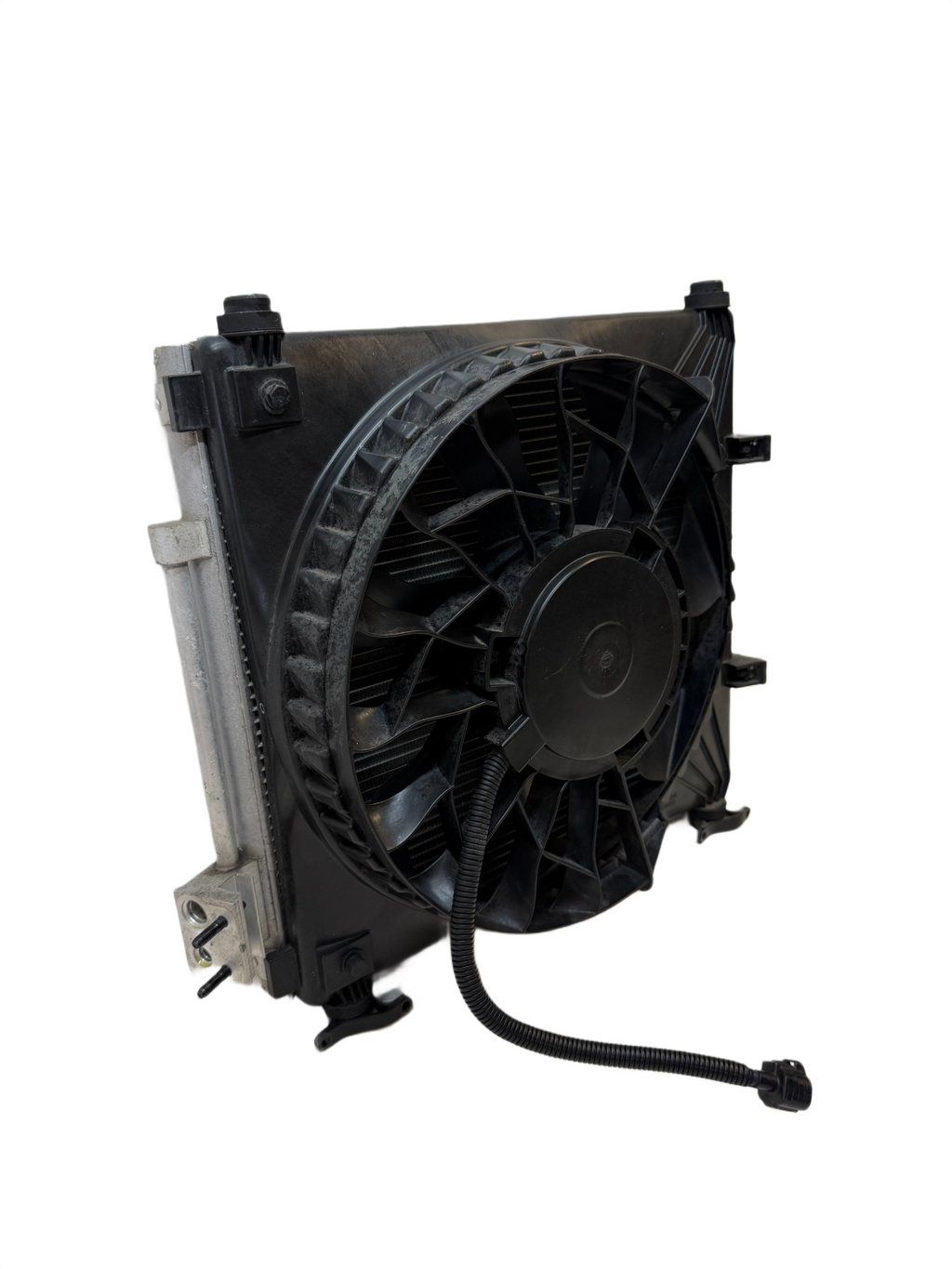 2012-20 Model S Condenser Air Cooling Radiator w/ Fan Shroud Right 6008357-00-D