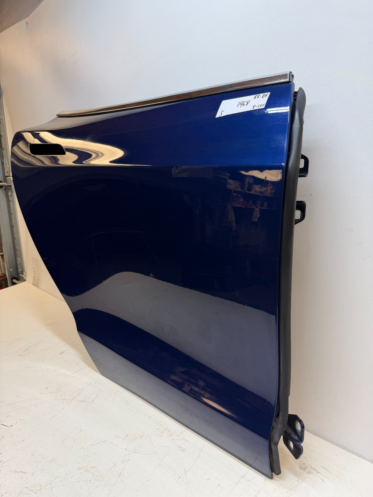 2016-2020 TESLA MODEL S REAR PASSENGER SIDE DOOR SHELL PANEL 6006666-00-H