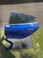 2018-2023 Tesla Model 3 M3 Rear Driver Side Door Shell Panel Left LH Blue PPSB