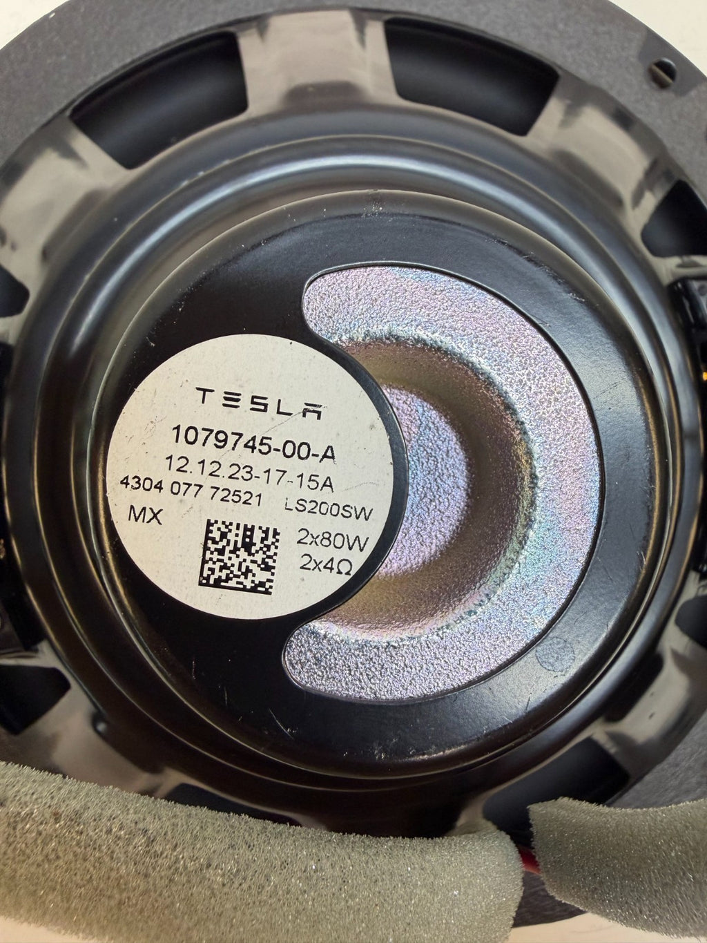 2017-2024 Tesla Model 3 Y Rear Subwoofer Audio Media Speaker OEM 1079745-00-A