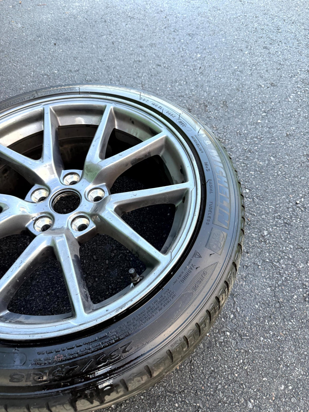 ♦️ 2017 - 2023 TESLA MODEL 3 ALLOY WHEEL RIM WITH TIRE OEM, 1044221-00-A