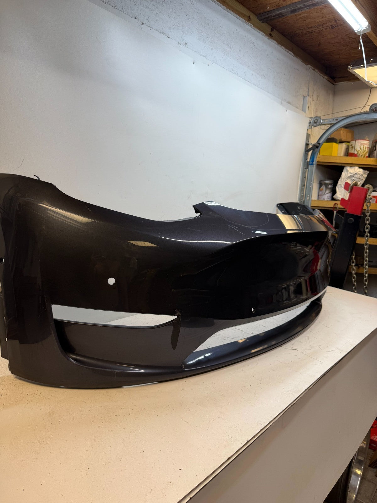 2020-2024 TESLA MODEL Y FRONT BUMPER COVER PANEL OEM 1493745-00-A