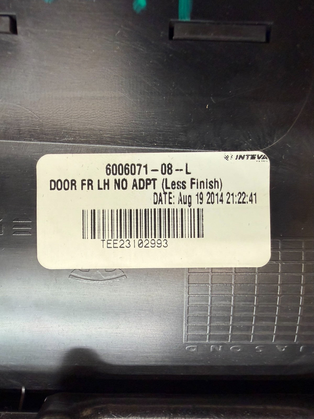 2012–20 Tesla Model S Front Left Driver Side Interior Door Panel Trim Black OEM