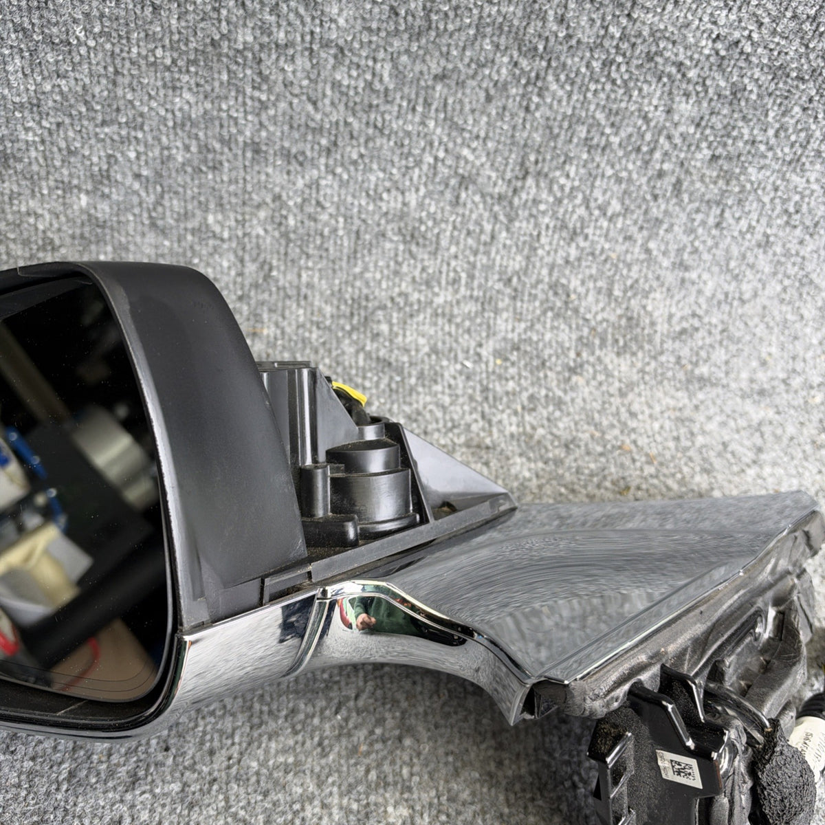 2012 - 2020 TESLA MODEL S LEFT DOOR MIRROR DRIVER SIDE CHROME 1041317-00-G Blue