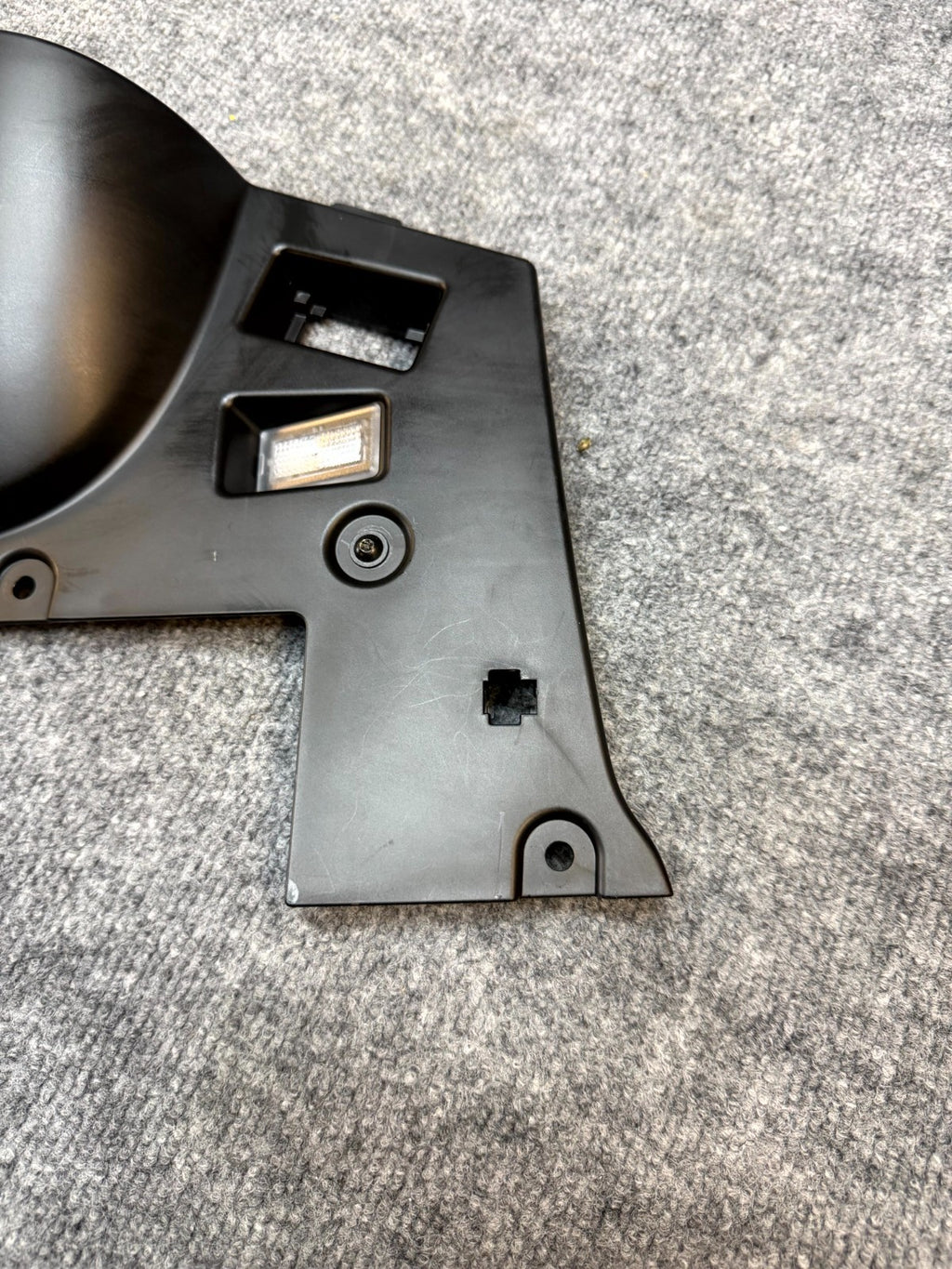 2020-2024 TESLA MODEL Y LEFT LOWER DASH FOOTWELL COVER TRIM OEM, 1507076-00-A