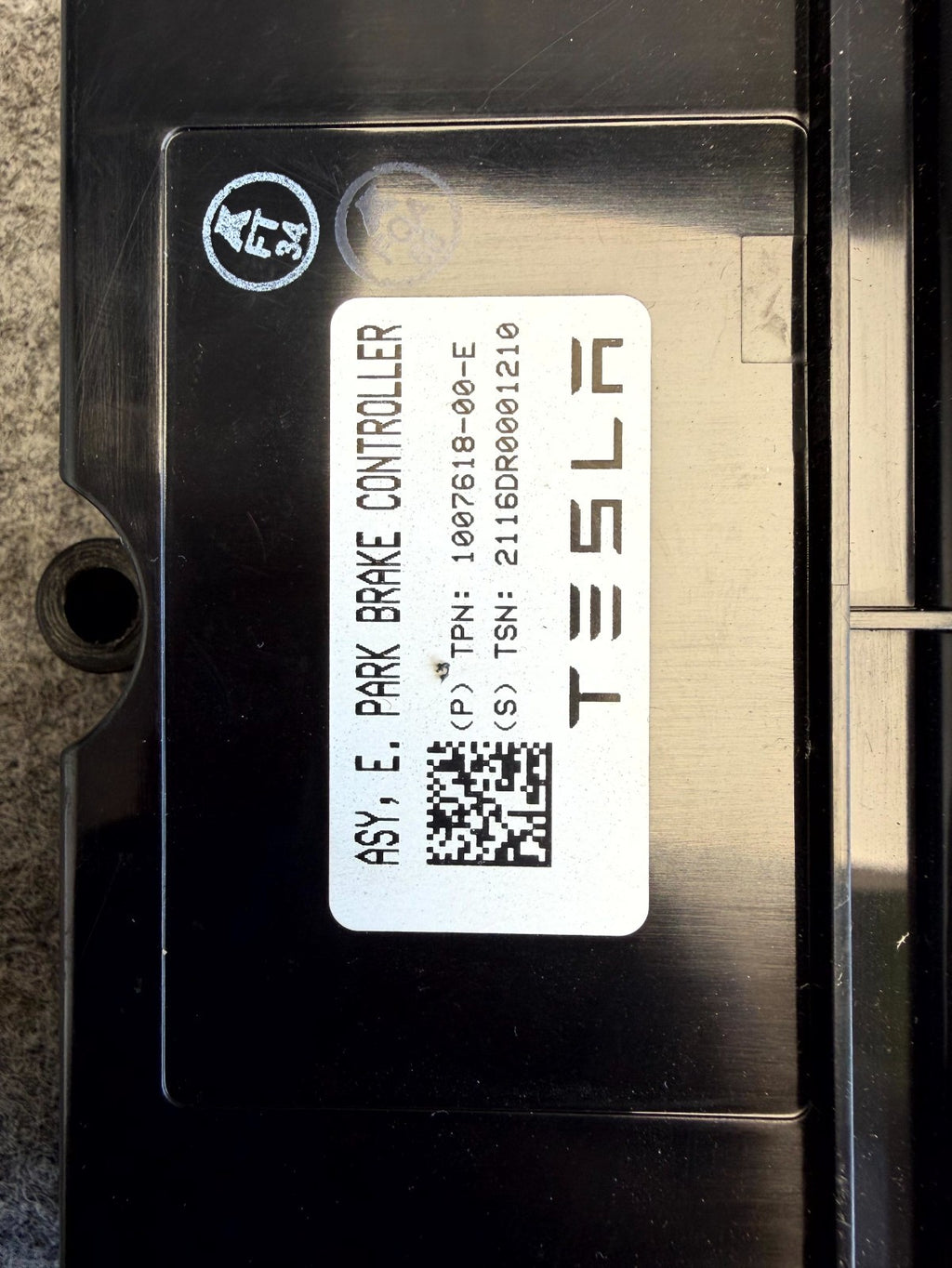 ♦️2012 - 2020 TESLA MODEL S X PARKING BRAKE CONTROLLER MODULE OEM, 1007618-00-E