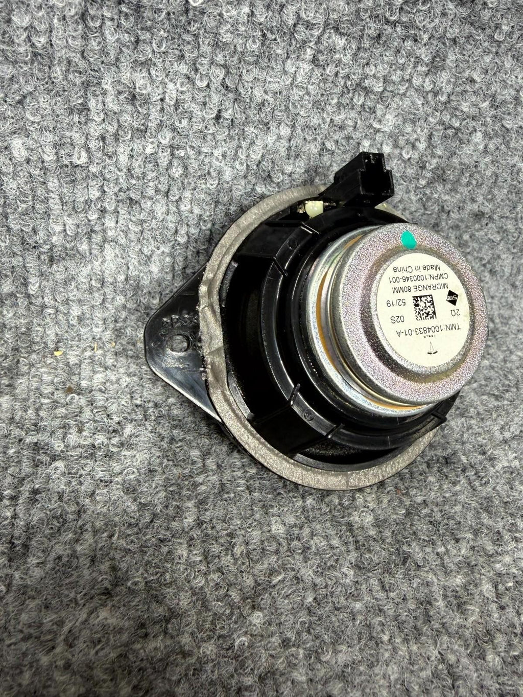 2016-2020 Tesla Model X Right Side Mid Range Audio Sound Speaker OEM, 100483301A