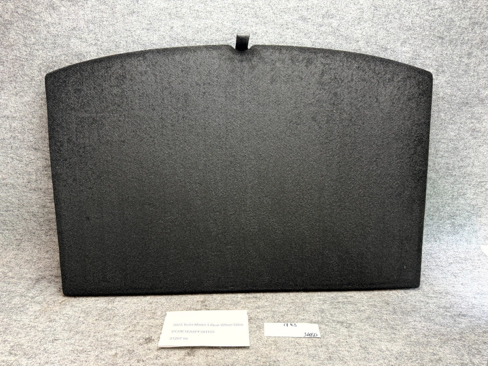 ♦️2017 - 2023 TESLA MODEL 3 REAR TRUNK FLOOR CARPET PANEL OEM, 1083001-00-G