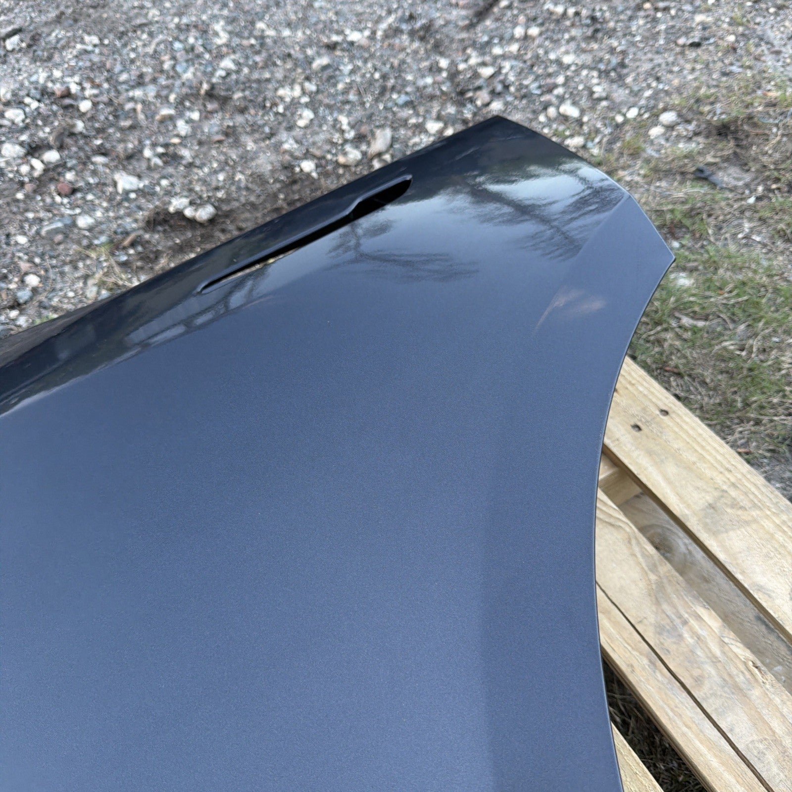 20-24 Tesla Model Y MY Rear Driver Side Door Shell Panel Left OEM Gray - PN01
