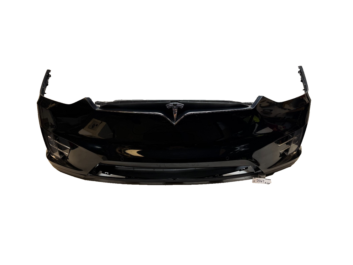 2016-2020 Tesla Model X Front Bumper Cover Complete Black