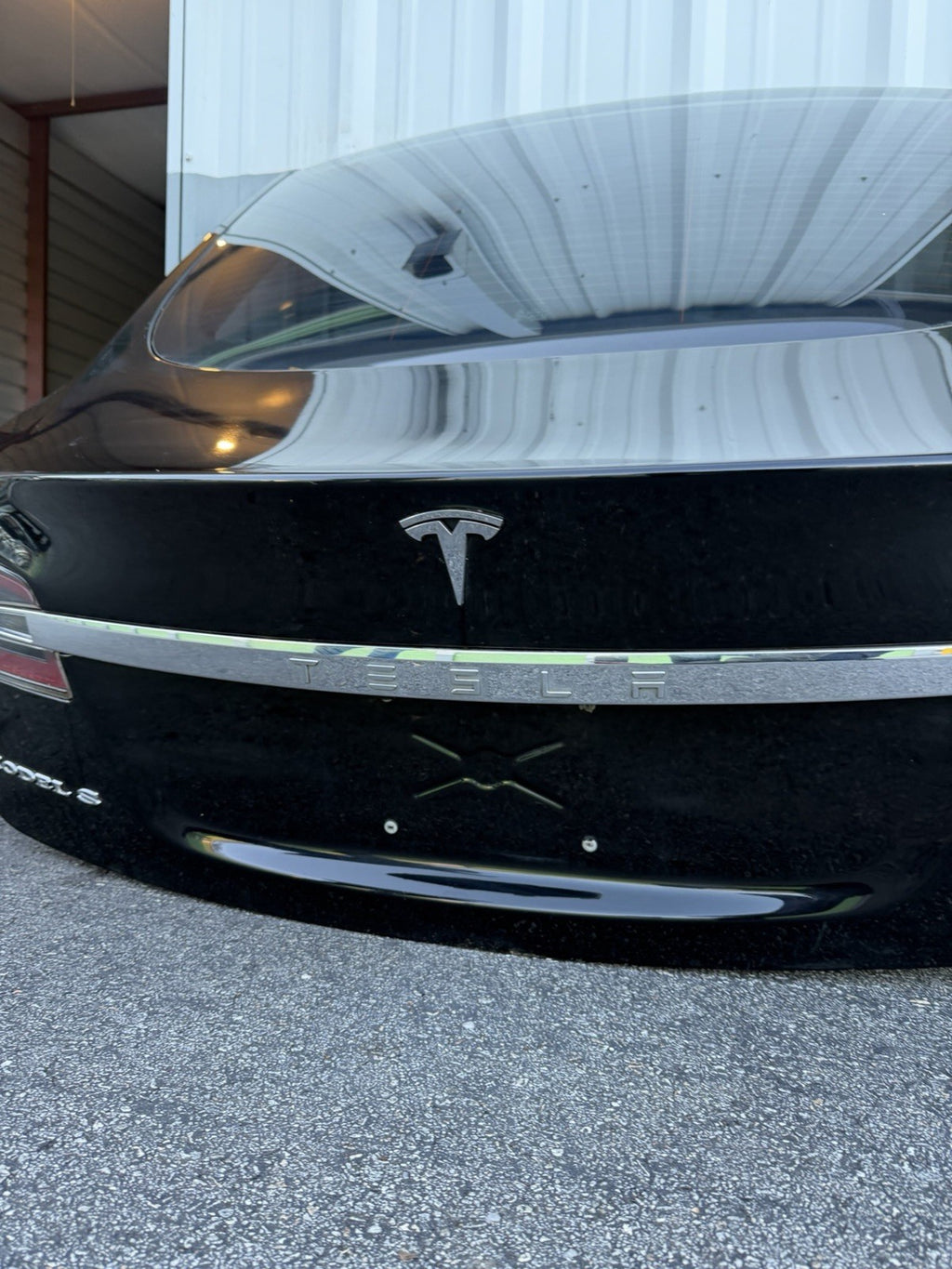 ♦️ 2016-2020 Model S Liftgate Trunk Lid Tailgate Hatch Shell Black w/ Glass