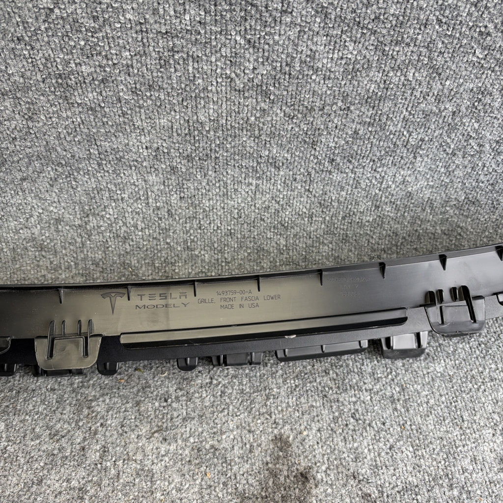 OEM 2020 - 2024 Tesla Model Y Front Lower Bumper Grille Fascia 1493759-00-A