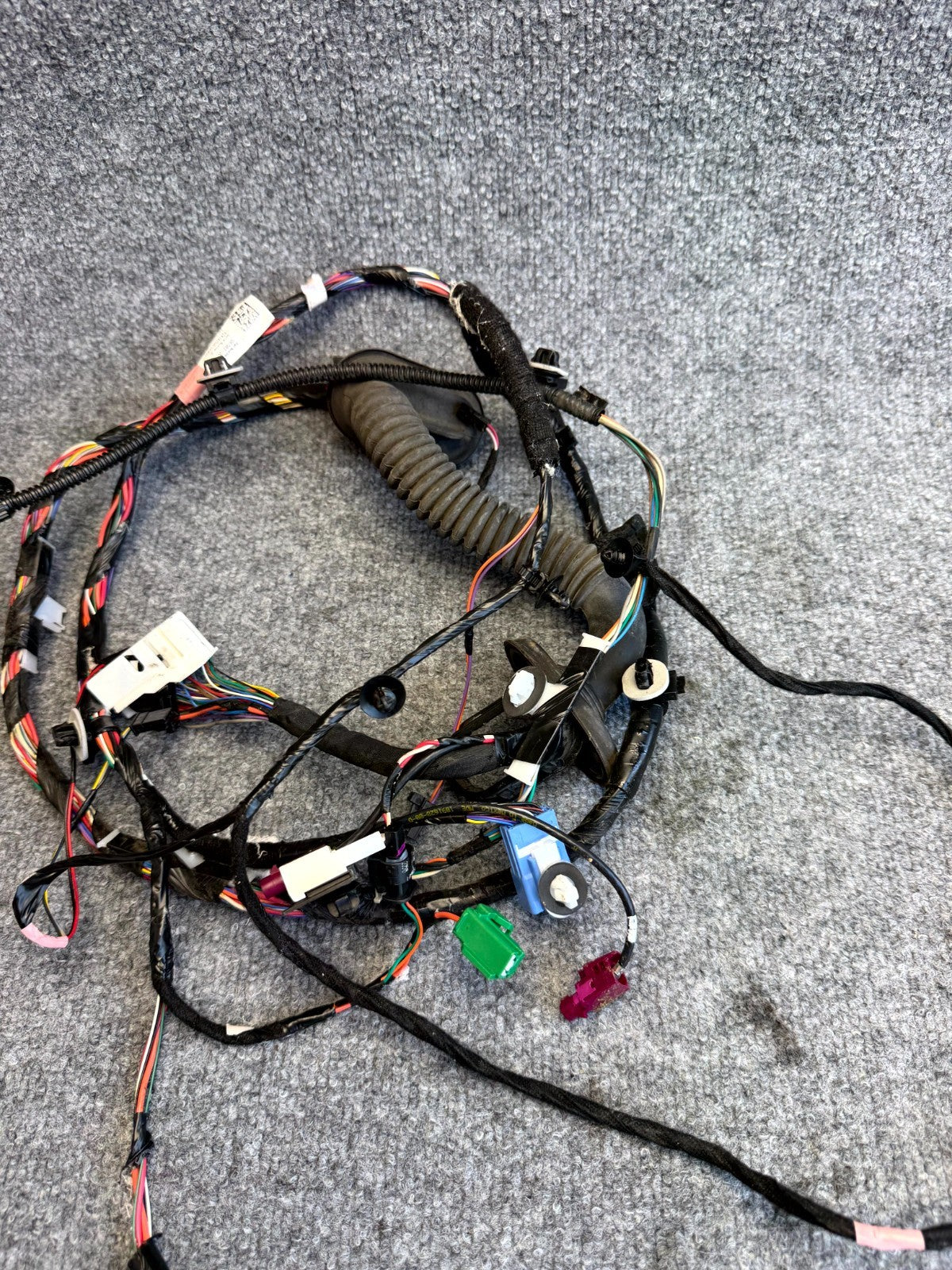 2017-2023 TESLA MODEL 3 FRONT RIGHT SIDE DOOR WIRING HARNESS OEM, 1067963-00-D