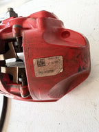 ♦️2017 - 2023 TESLA MODEL 3 FRONT LEFT SIDE BRAKE CALLIPER RED OEM, 1044641-00-F