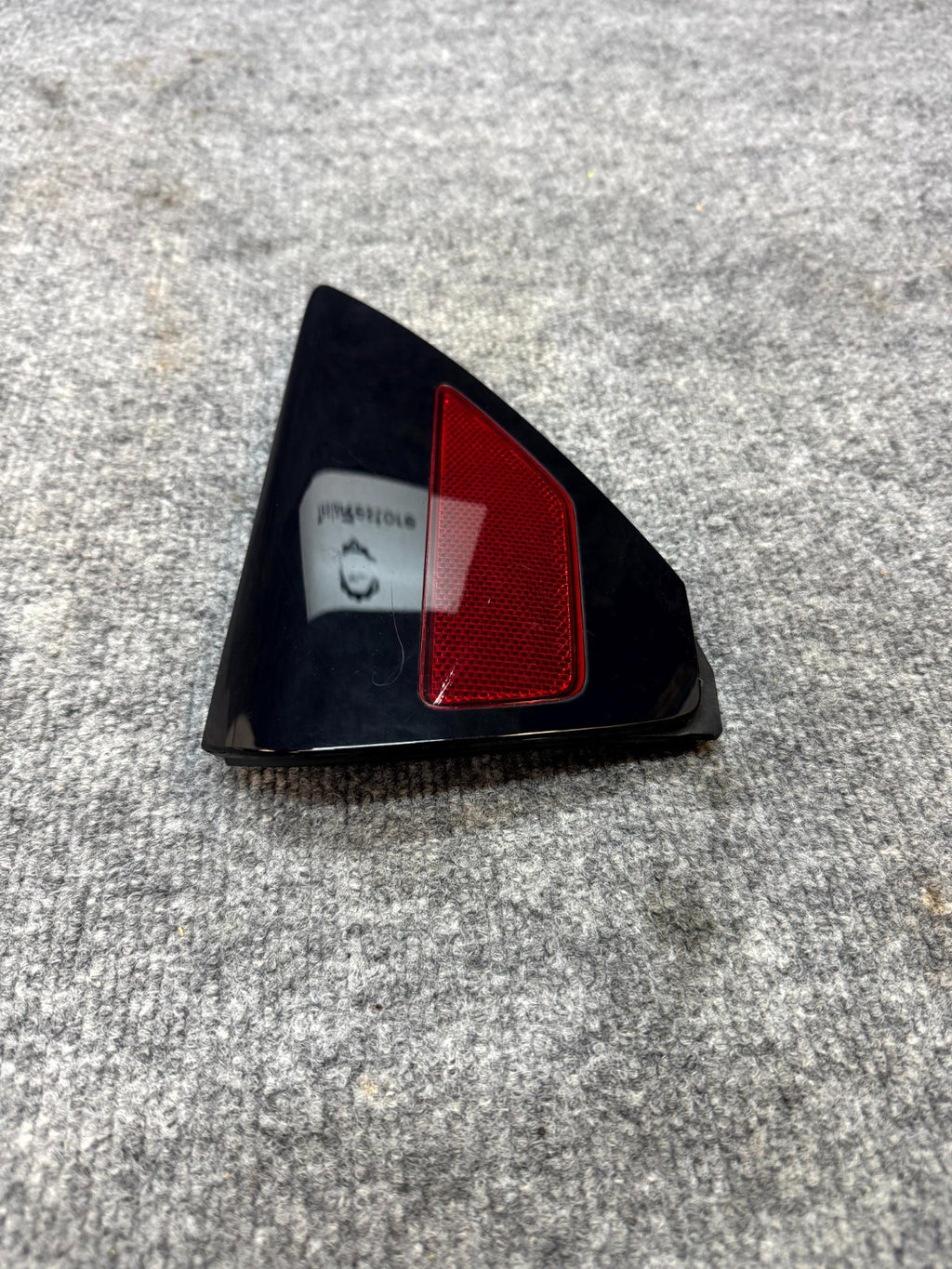 2017-2023 TESLA MODEL 3 RIGHT CHARGE PORT DOOR REFLECTOR & COVER OEM, 151878300G