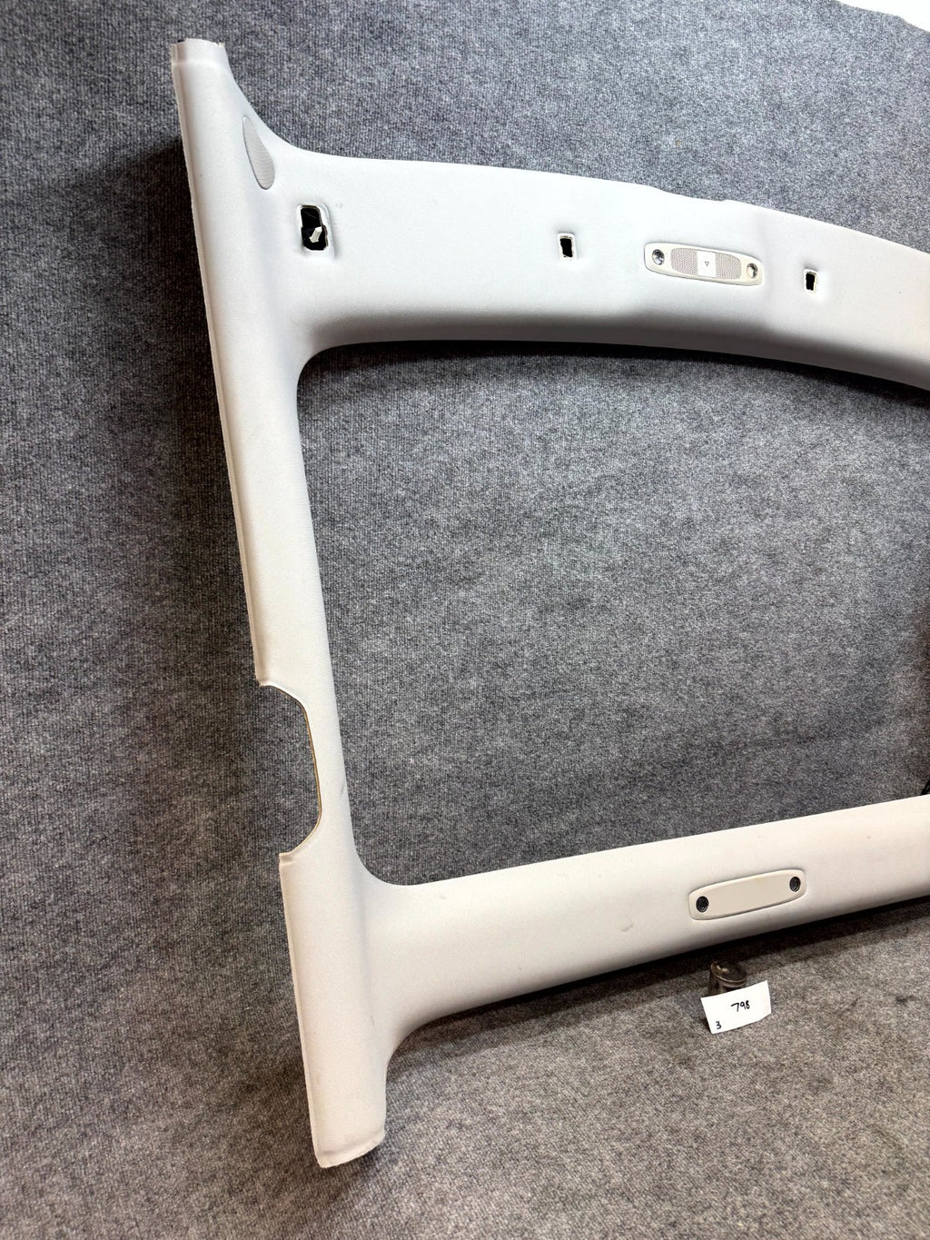 2017-2023 TESLA MODEL 3 ROOF HEADLINER CEILING PANEL TRIM COVER OEM,1567613-01-A