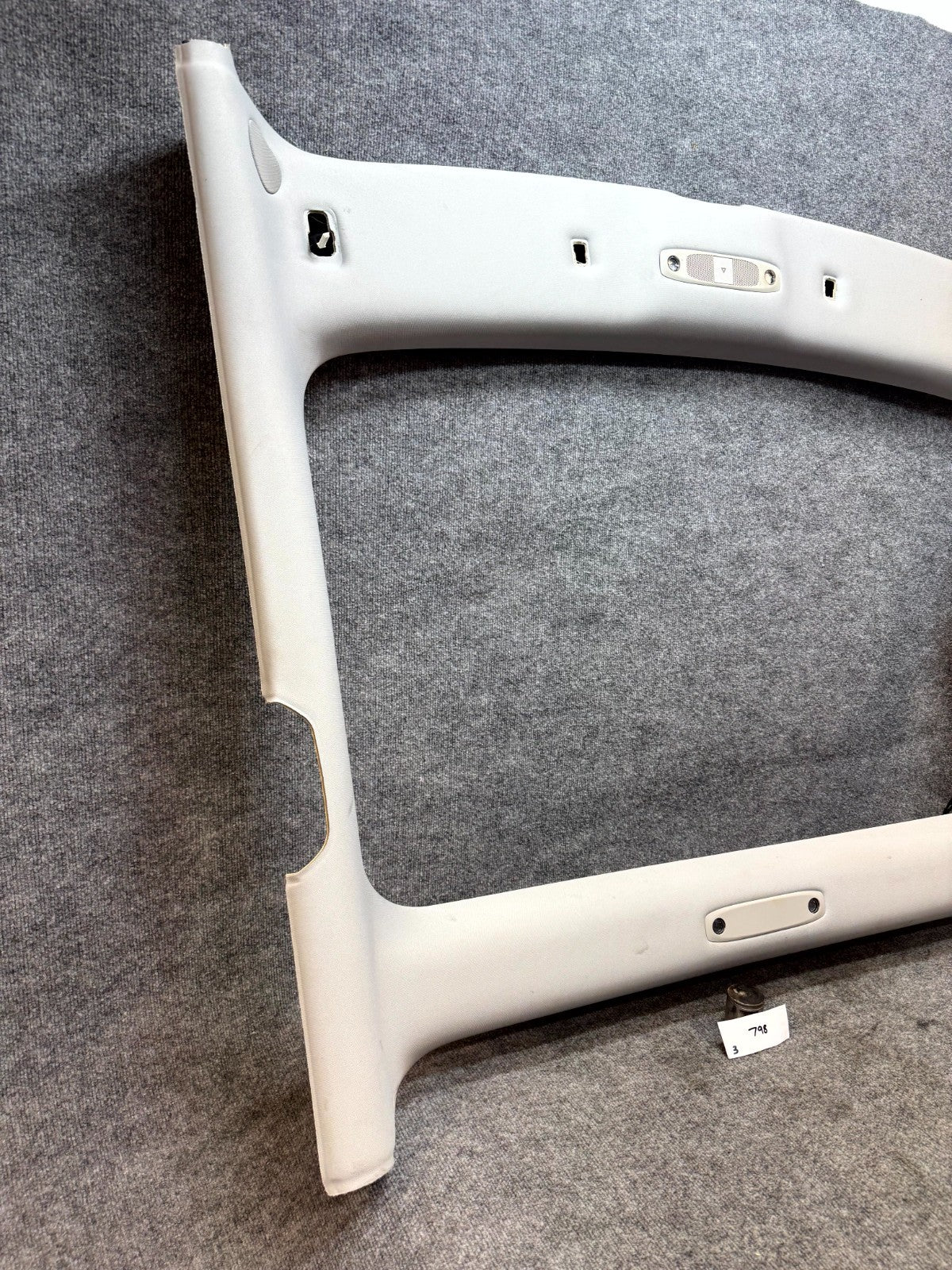 2017-2023 TESLA MODEL 3 ROOF HEADLINER CEILING PANEL TRIM COVER OEM,1567613-01-A