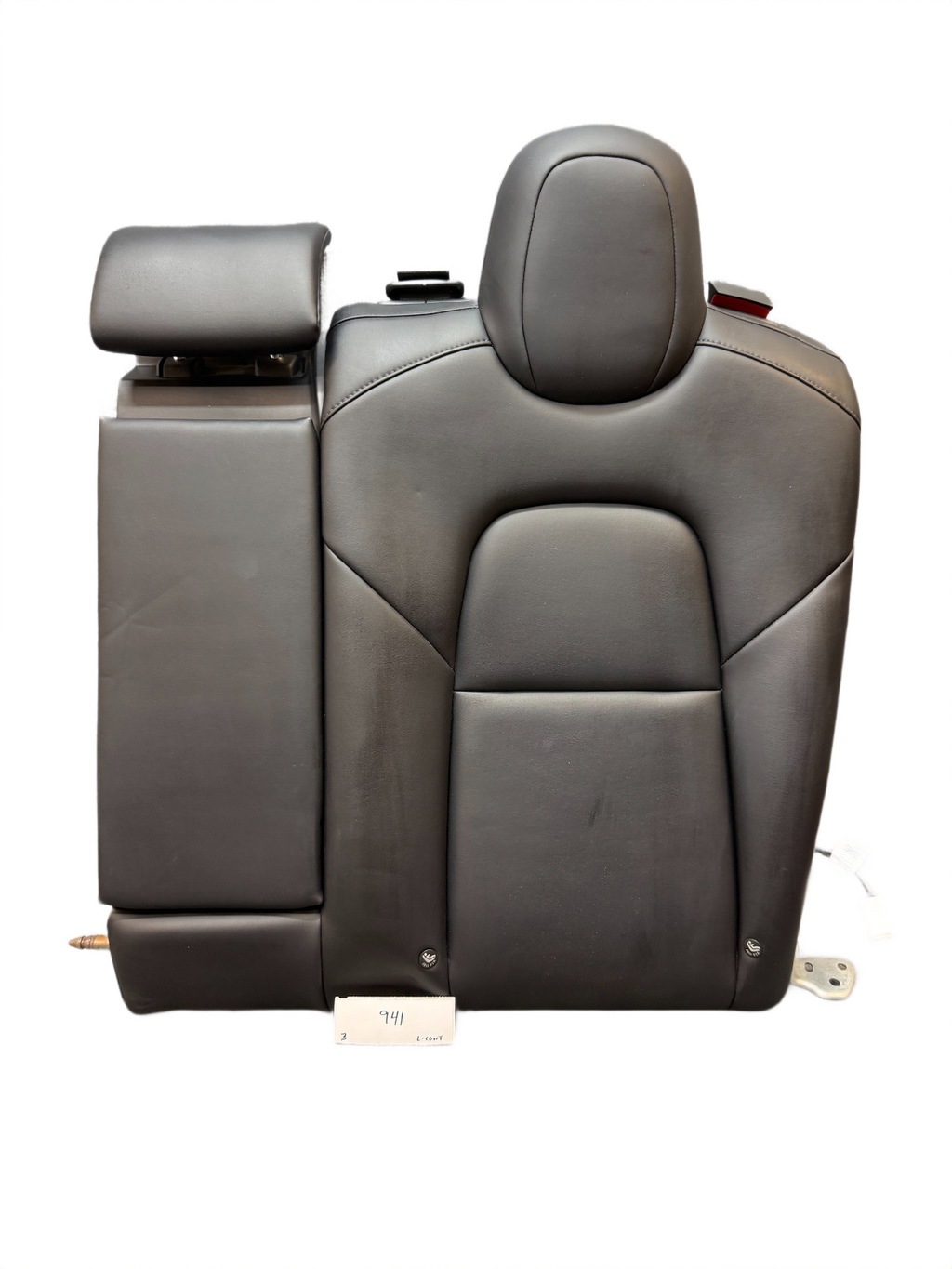 2017-2023 TESLA MODEL 3 LEFT UPPER REAR BACK SEAT BLACK 1452806-98-A