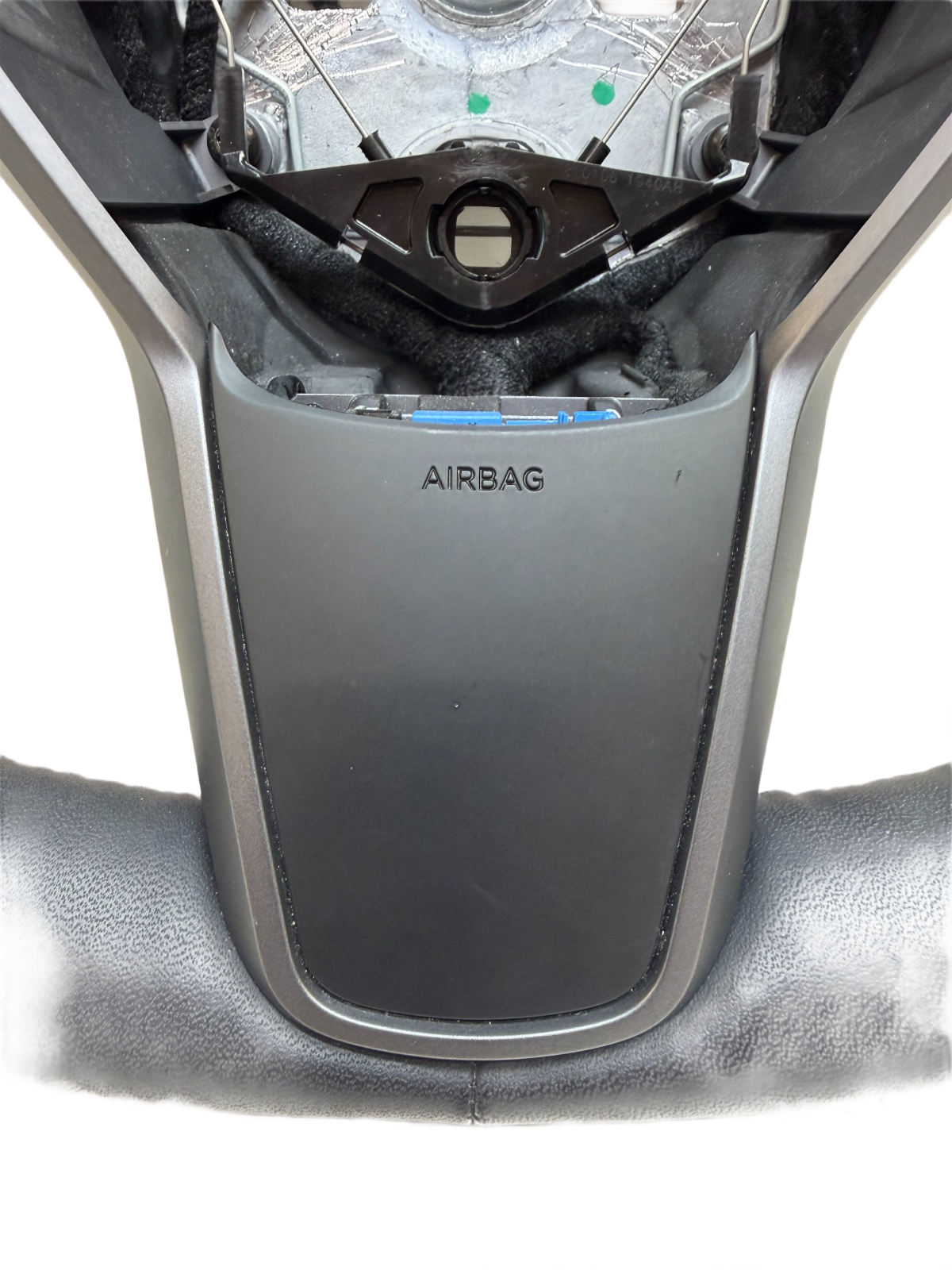 2020-2024 Tesla Model 3 Y Steering Wheel Leather Black Heated 1490214-00-B