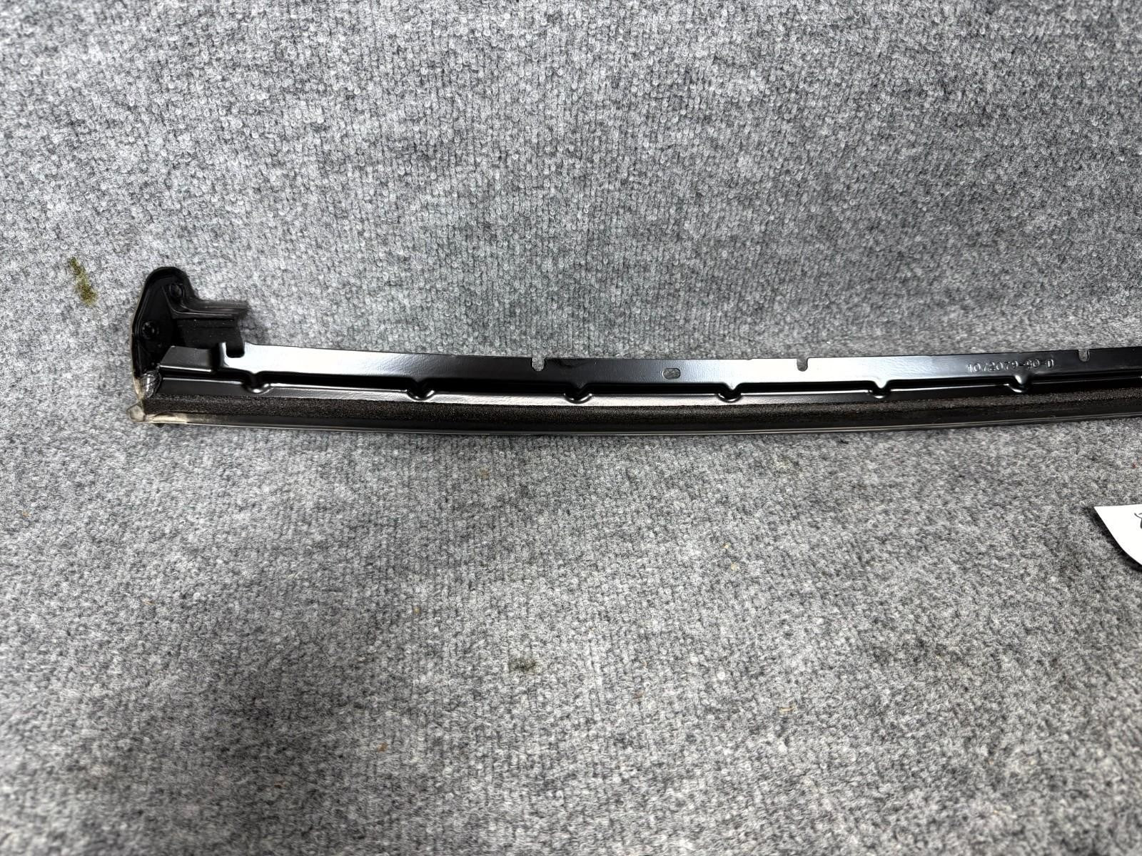 2016-2020 Tesla Model X Upper Left Side Falcon Door Glass Seal OEM, 1072079-90-D