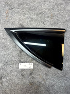 2020 - 2024 TESLA MODEL Y RIGHT REAR SIDE QUARTER WINDOW GLASS OEM, 1495741-00-J