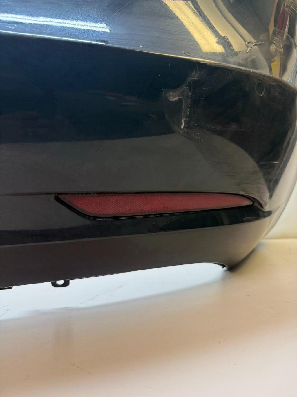 2017-2023 Tesla Model 3 M3 Rear Bumper Cover with Park Assist Sensor Black