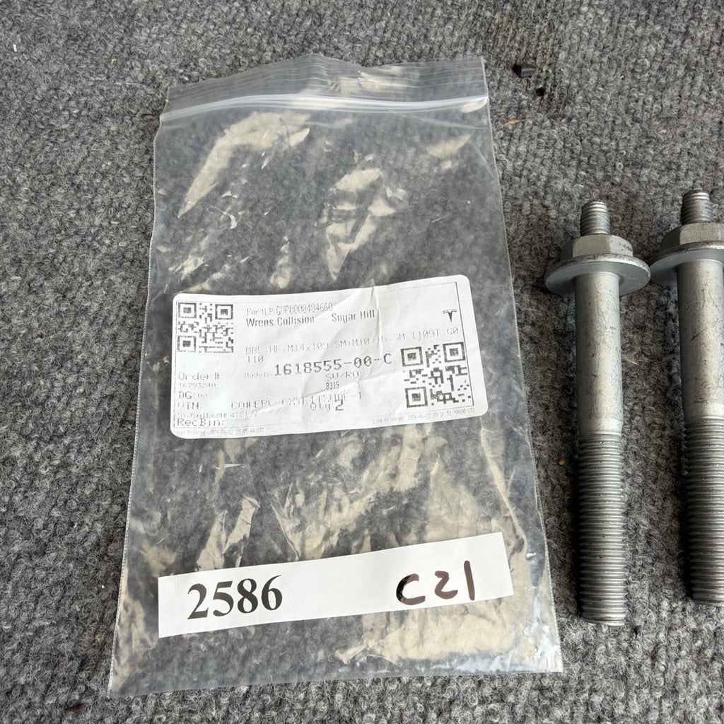 2012-2023 OEM Tesla S-X Rear Subframe Bolt M14x103 M10x16 1618555-00-C