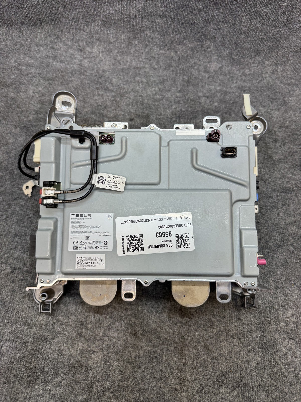 2020 - 2024 TESLA MODEL Y MEDIA COMPUTER CONTROLLER MODULE UNIT OEM, 178741900G