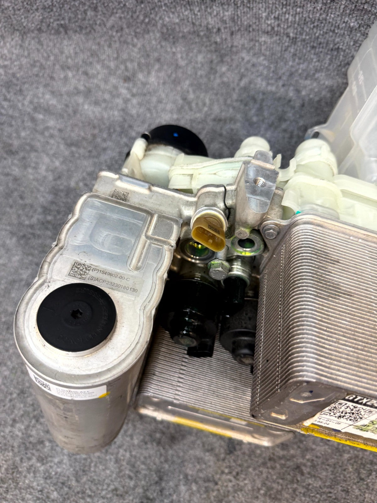 2017-2024 TESLA MODEL 3/Y SUPERMANIFOLD COOLANT PUMP RESERVOIR OEM, 1523003-00-B