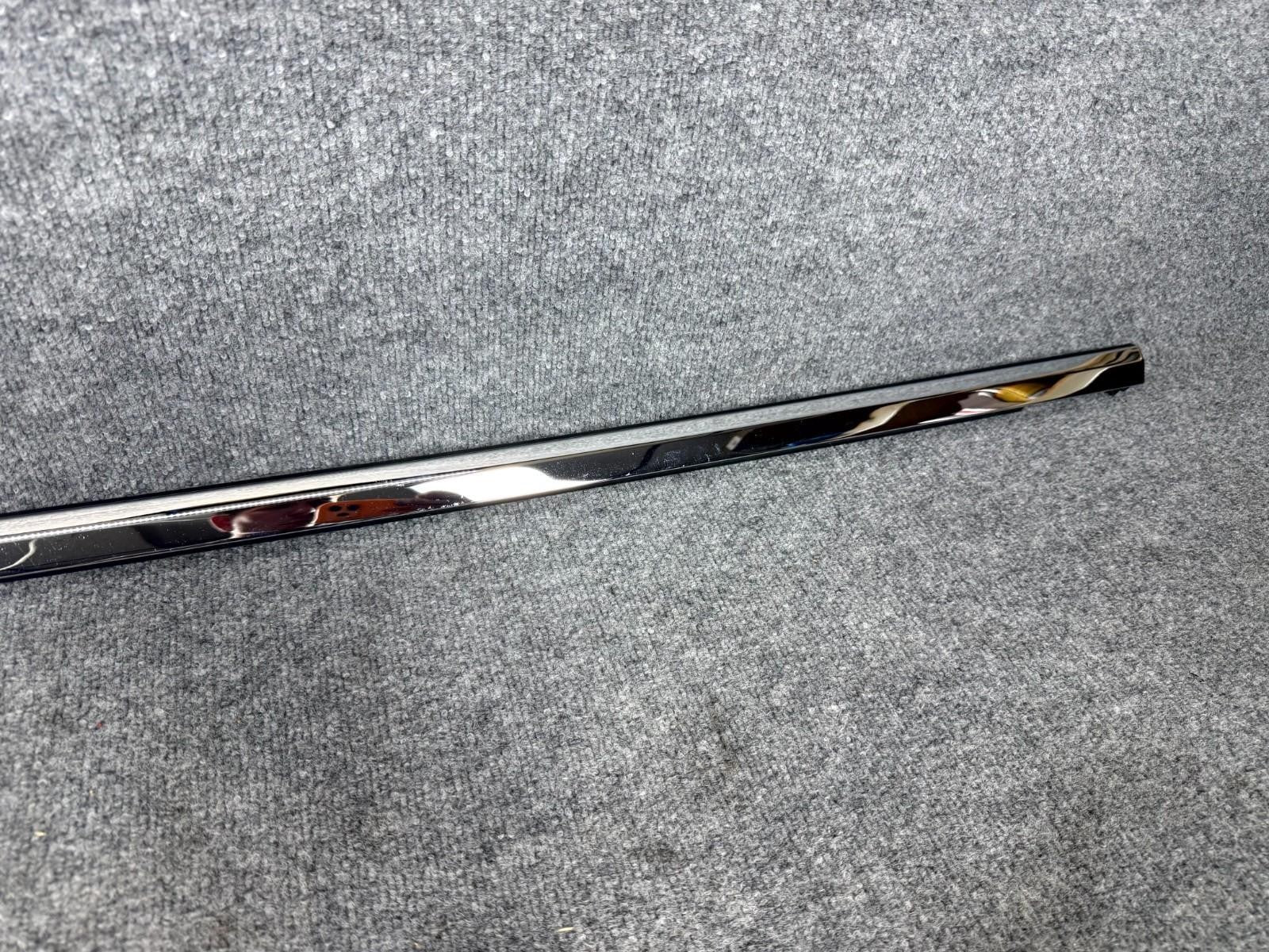 2012-2020 Tesla Model S Front Right Door Chrome Belt Molding OEM, 1038394-00-A