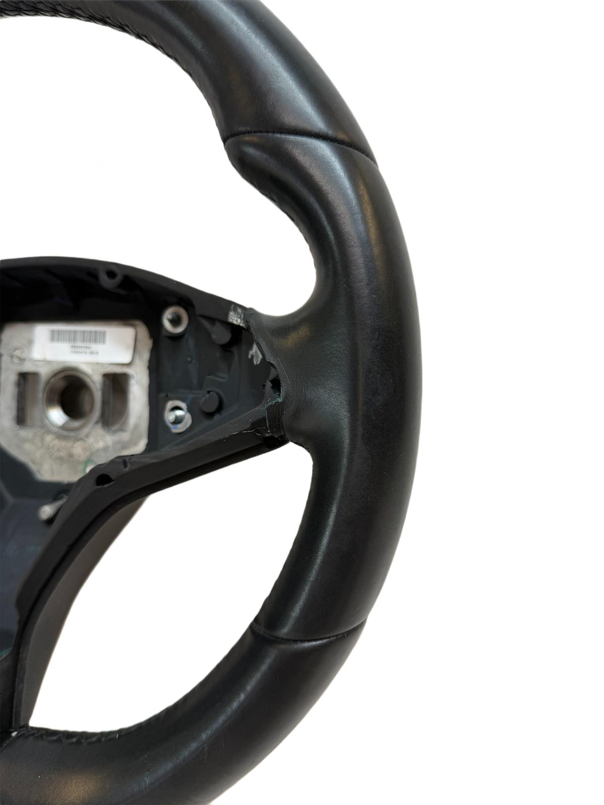 2012-20 Tesla Model S Front Driver Steering Wheel Black Assembly 1005279-00-E