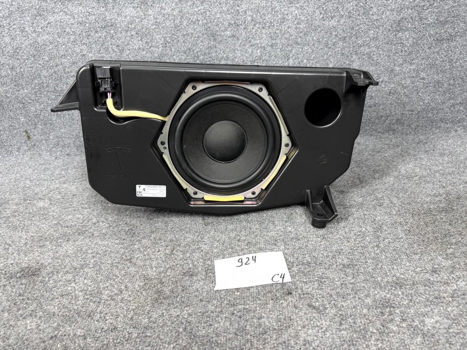 2016-2020 Tesla Model X Rear Subwoofer Bassbox Audio Speaker OEM, 1050085-00-E