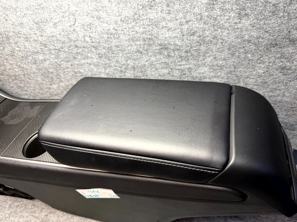 ♦️17–23 TESLA MODEL 3 CENTER CONSOLE ARMREST STORAGE ASSEMBLY OEM, 1087897-00-B