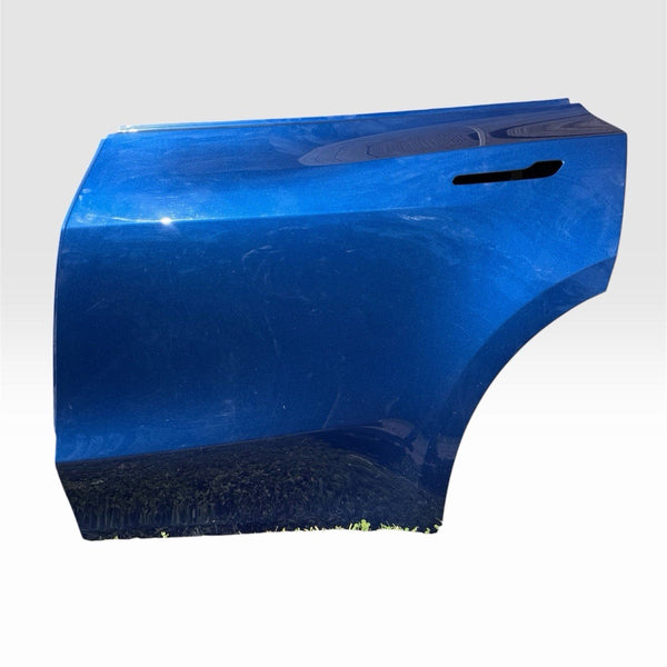 2020 - 2024 TESLA MODEL Y REAR LEFT DRIVER SIDE DOOR SHELL PANEL OEM BLUE_PPSB