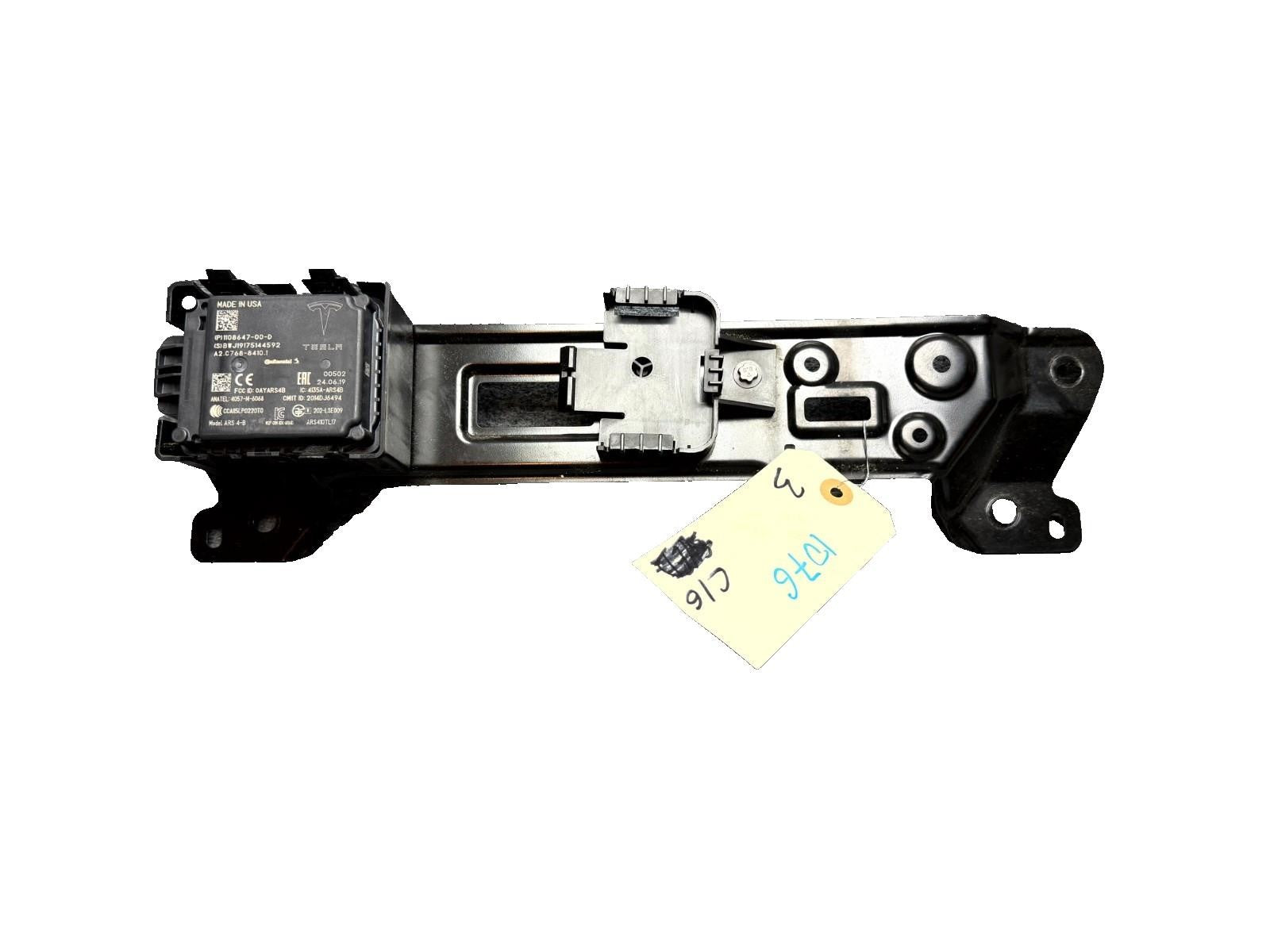 ♦️17-23 TESLA MODEL 3 RADAR DISTANCE MODULE W/ MOUNT BRACKET OEM, 110376000C
