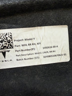 2020-2024 Tesla Model Y Rear Right Wheel Liner Fender Splash Shield 1492616-00-A