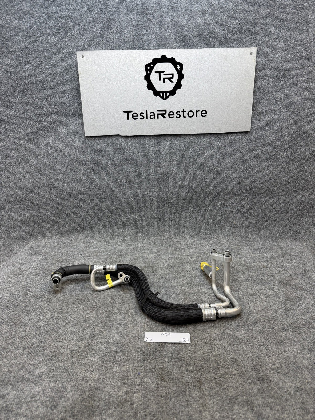 2017-2024 TESLA MODEL Y/3 AC LINE SUPERMANIFOLD TO COMPRESSOR OEM, 1625910-00-E