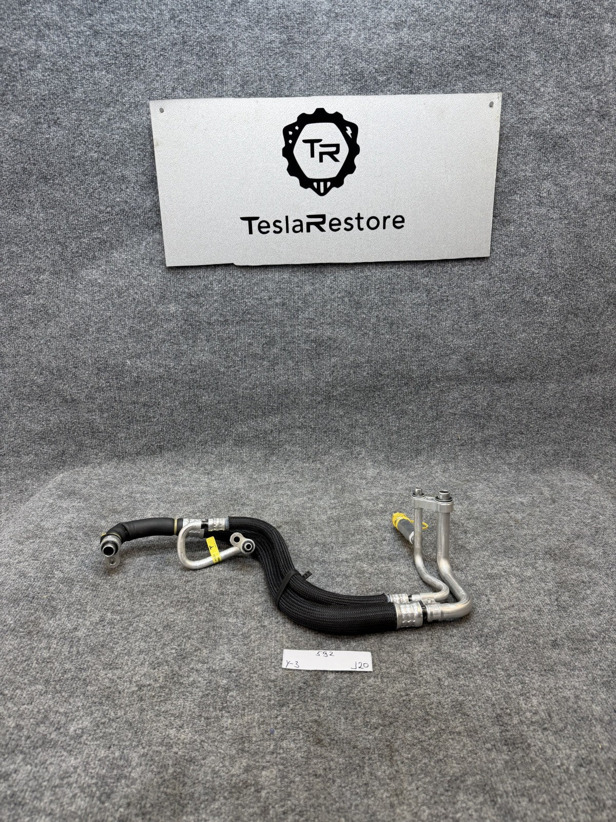2017-2024 TESLA MODEL Y/3 AC LINE SUPERMANIFOLD TO COMPRESSOR OEM, 1625910-00-E