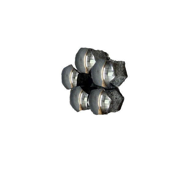 12-23 Tesla Model X S Y 3 Chrome Wheel Lug Nut Covers OEM, 108F21247-SREFUS