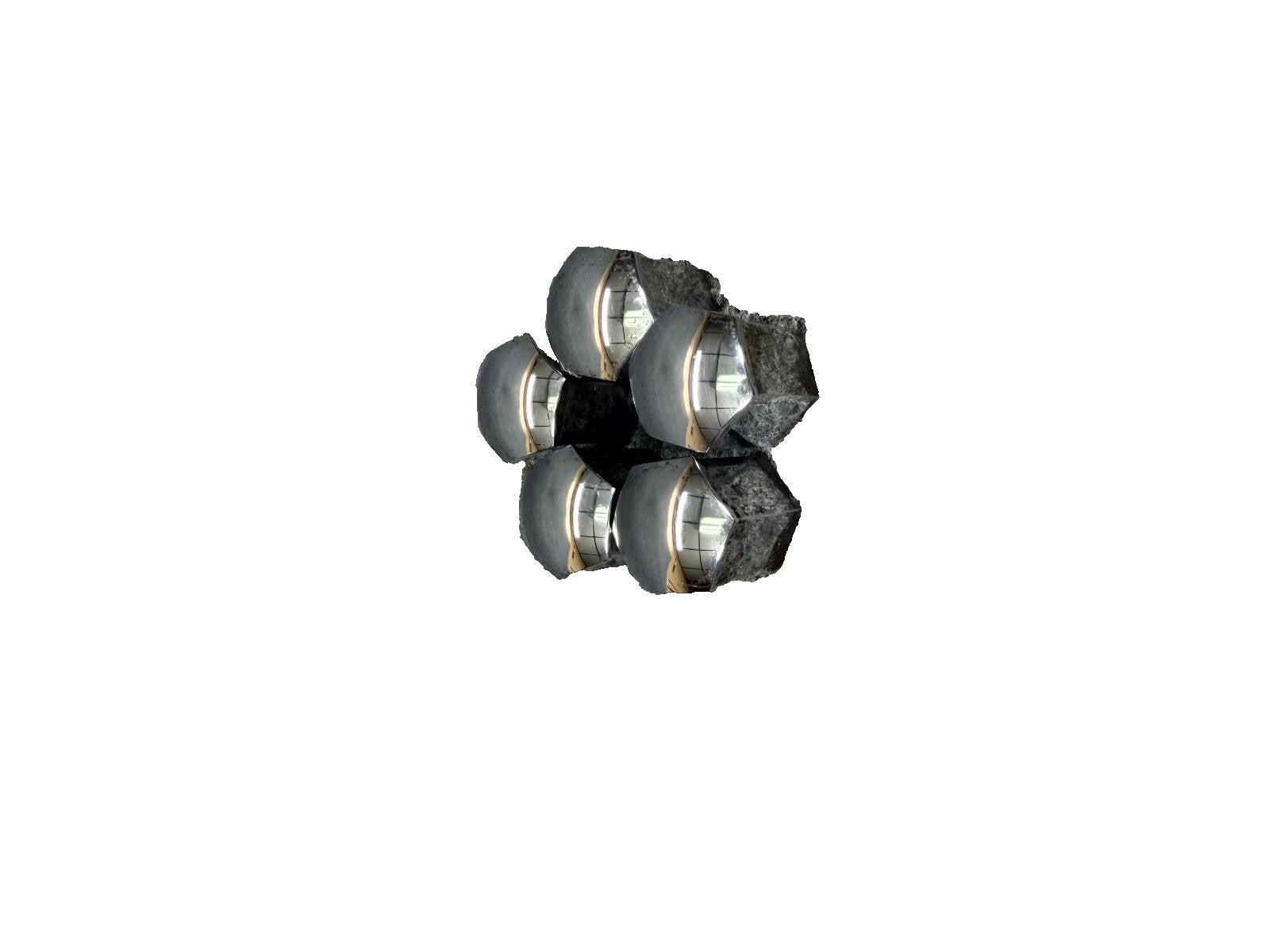 ♦️12-23 Tesla Model X S Y 3 Chrome Wheel Lug Nut Covers OEM, 108F21247-SREFUS