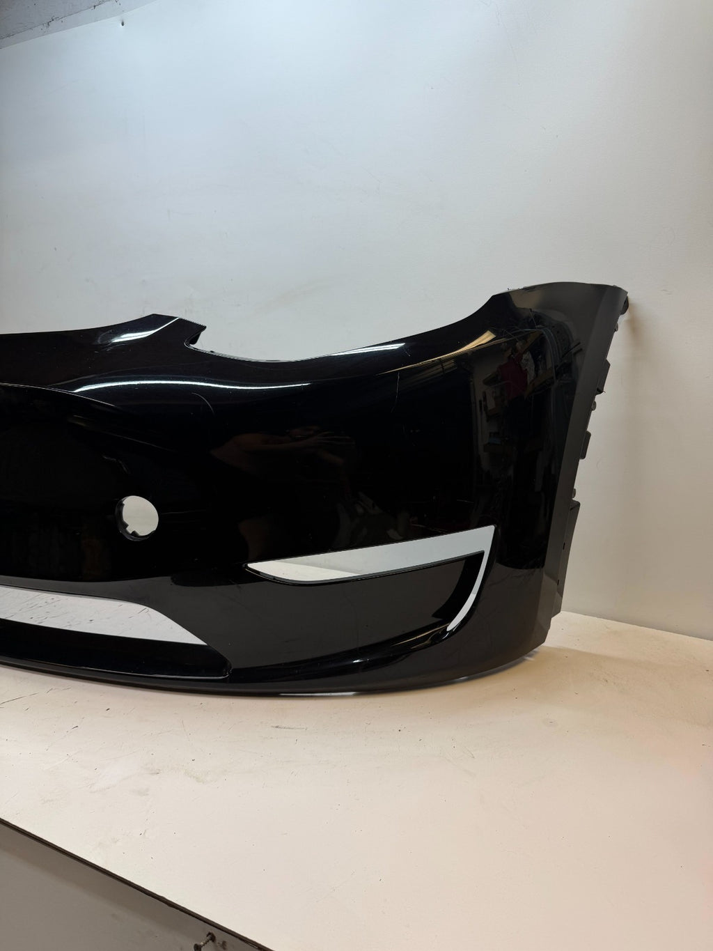 2020-2025 TESLA MODEL Y FRONT BUMPER COVER PANEL OEM 1493745-00-A