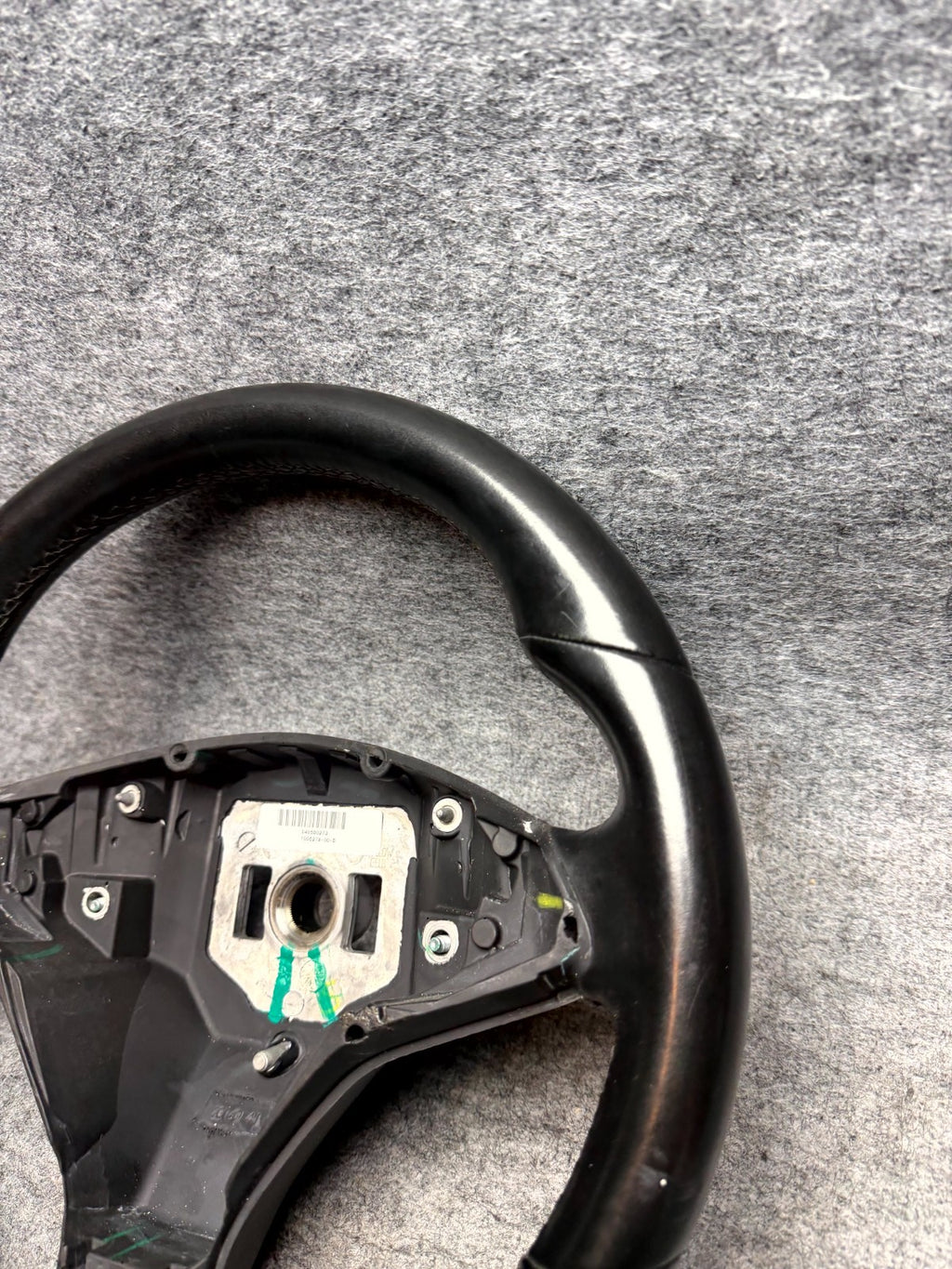 ♦️2012-2020 TESLA MODEL S DRIVER STEERING WHEEL BLACK ASSEMBLY OEM, 1005279-00-D