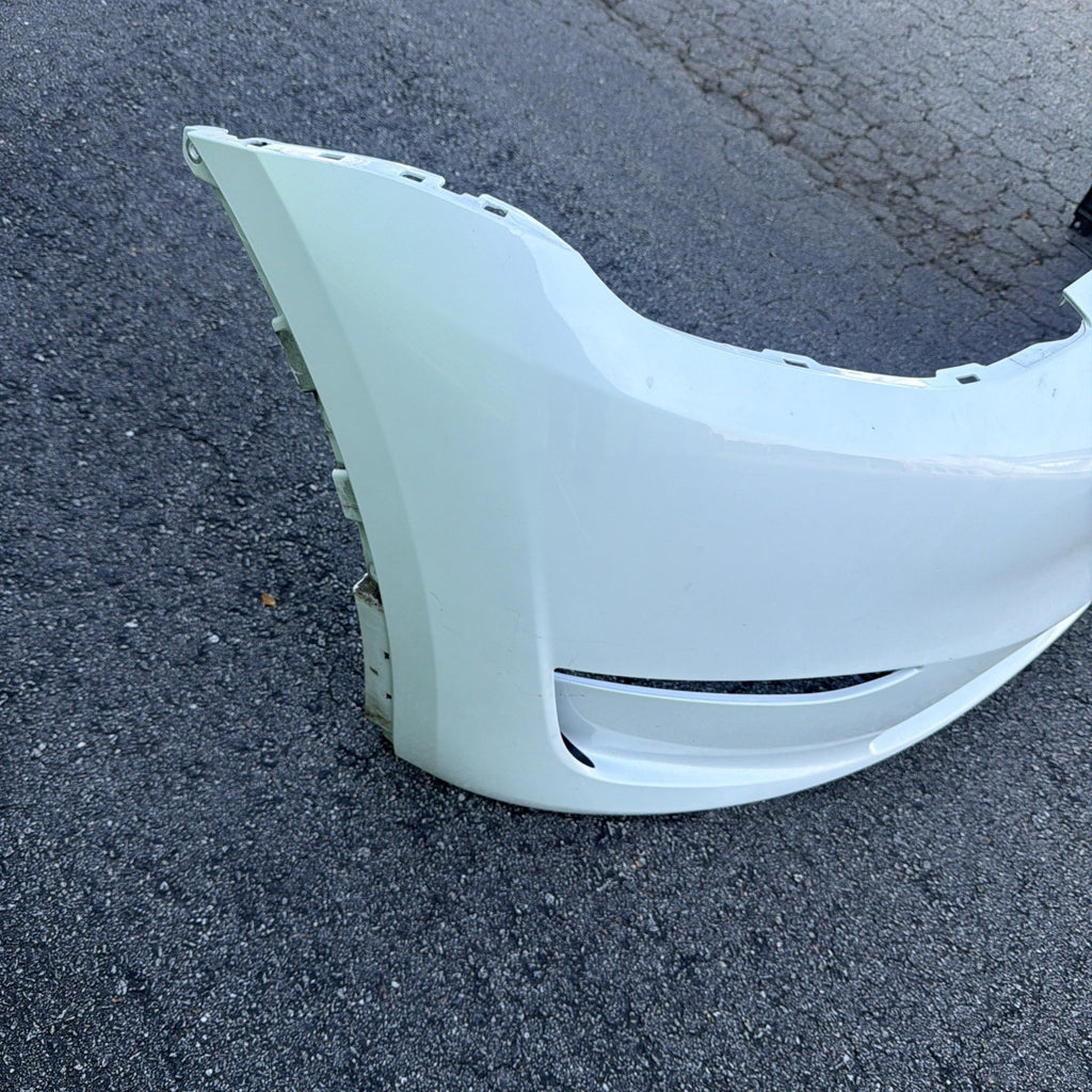 2024-2025 Tesla Model Y oem Front Bumper Cover & Tow Cap White