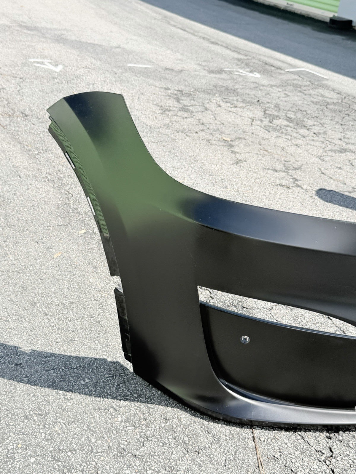 2022-2025 Tesla Model X Front Bumper Cover OEM Sensor Type Black