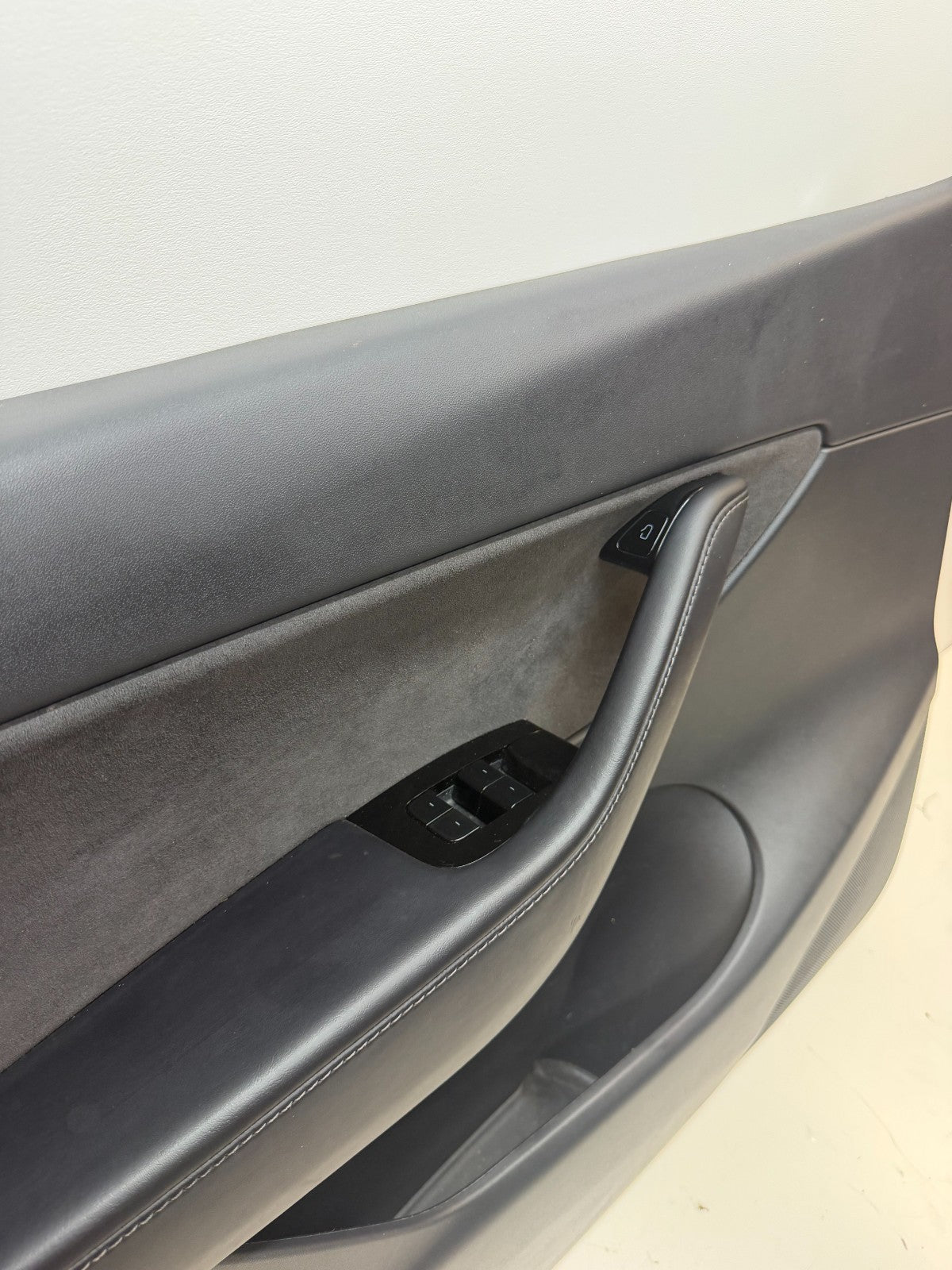 2020-2024 Tesla Model Y Front Left Door Panel Insert Black 1497294-91-B