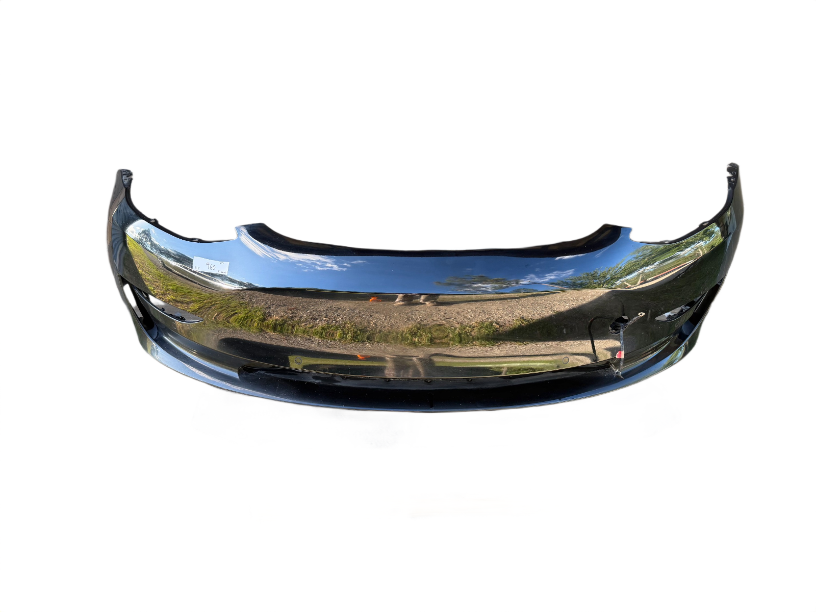 2017-2023 Tesla 3 Front Bumper Cover With Sensor Holes Black