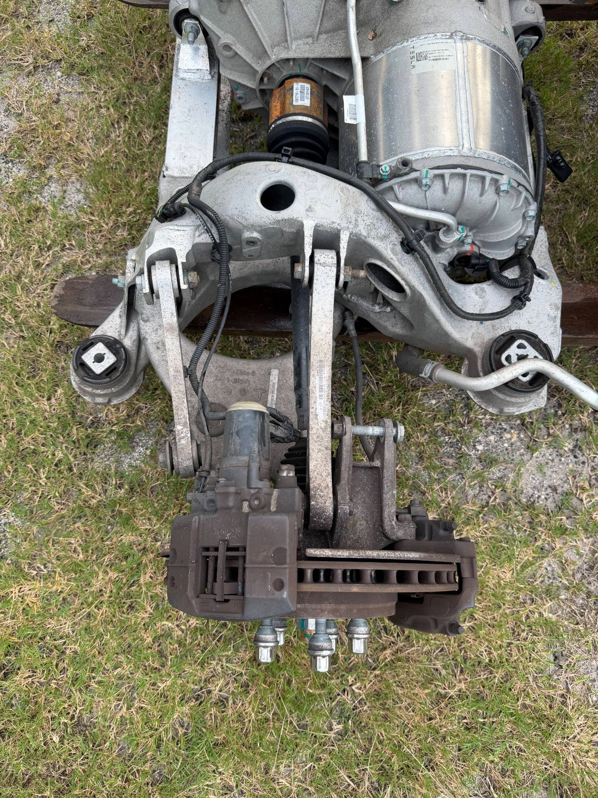 2016-2020 Tesla Model X Engine Rear Drive Unit Motor with Subframe Assembly